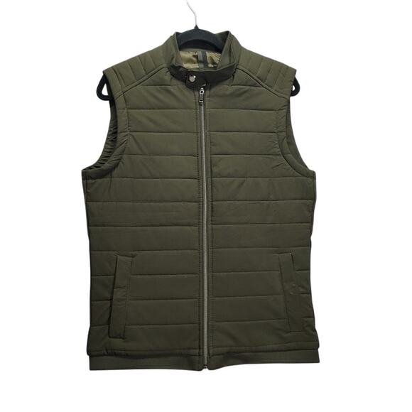 LCW Vision Other - LCW Vision Mens Olive Green Vest Size Medium Puffer Pocket Full Zip Designer